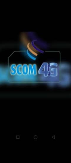 Scom  4g data esim available 0318 7520941