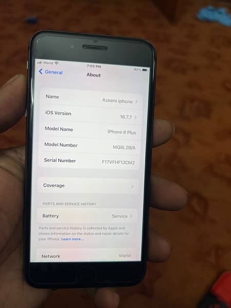 iphone 8 plus for selll offical pta aproved 0