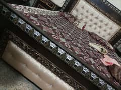 king size bed with dressing and side tables