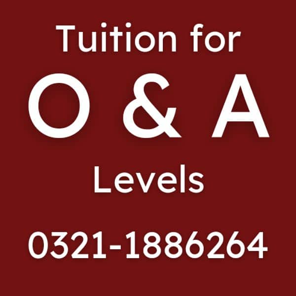 O and A Levels Tuition 0