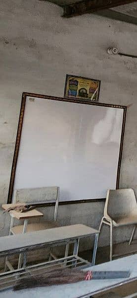 Classroom chairs, whiteboard, school furniture 3