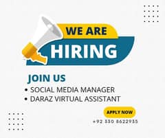 Daraz virtual assistant / Social media manager
