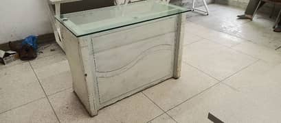 Office Table With 12mm Glass