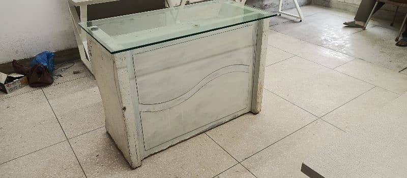 Table With 12mm Glass (pc,laptop,office,side & center purpose) 0
