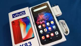 vivo y 83 Dual sim 10/10 with box and All Accessories