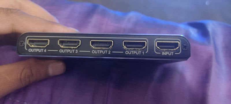 HDMI Splitter 1 in 4 Out - Techole 4K 1