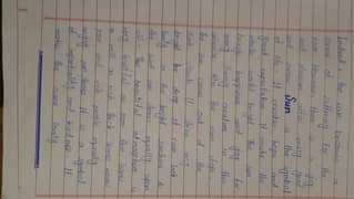 Handwritten assignment work 0