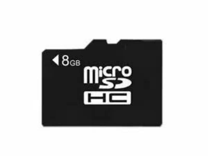 8 gb memory card 0