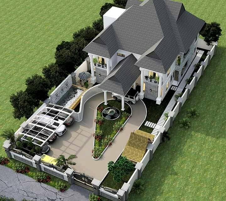 ARCHITECTURAL DESIGN AND HOME CONSTRUCTION -HOUSE MAP- 2D & 3D NAQSHA 12