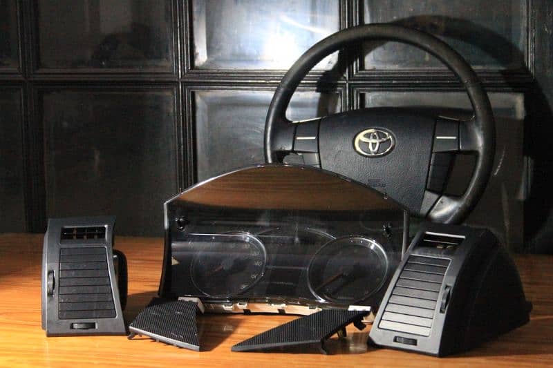 TOYOTA MARK X 180KMPH METER,AC DUCTS AND DASHBOARD SPEAKER COVERS 1