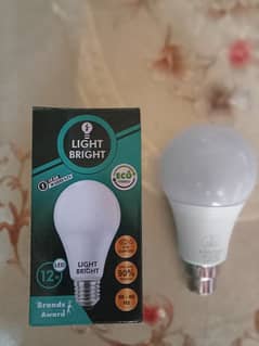 12w LED bulb with 12 month warranty