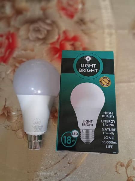 18w LED Bulb with 1 year warranty 0