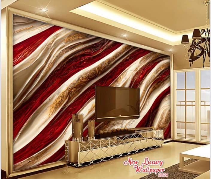 3D Wallpapers pasting install services. 5
