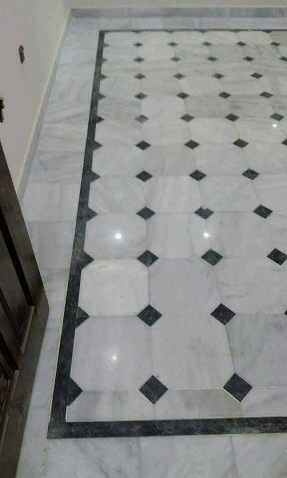 Marble and tile fixing work 5