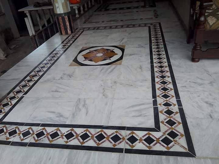 Marble and tile fixing work 6