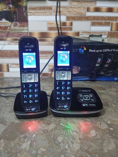 UK imported BT twin cordless phone with intercom answering machines 8