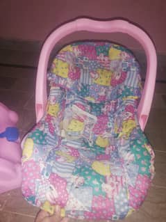 Baby carry cot pink