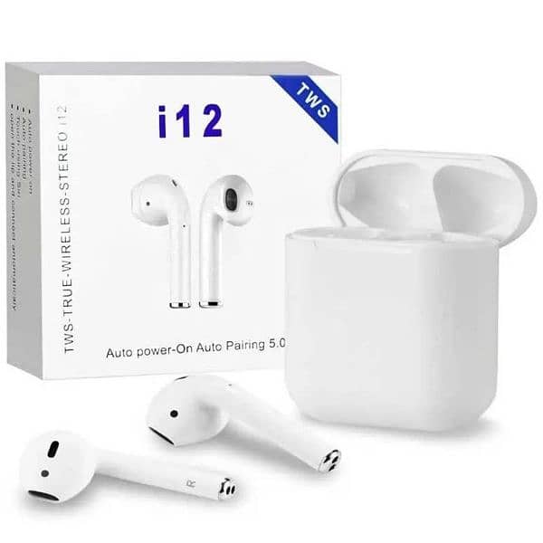 12 Airpods with charging case 0