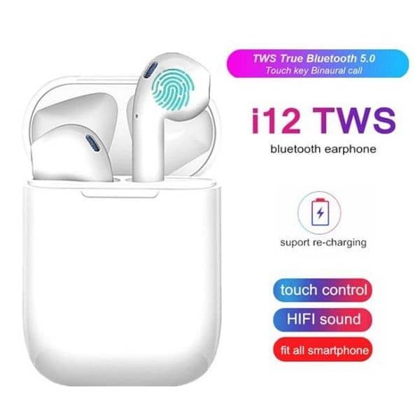 12 Airpods with charging case 2