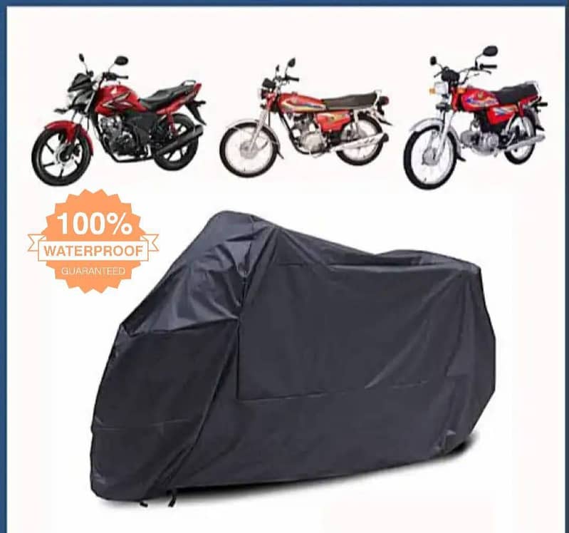1 Pc Parachute Waterproof Motorbike Cover 0