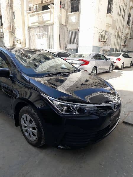 Corolla Xli 2019 black color for sale 0