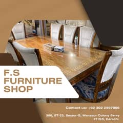 Dining table with chairs for sale | center table | coffee table
