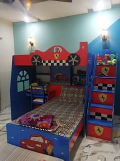 Kids bunkbed with storage stairs 1