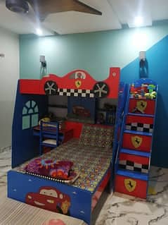 Kids bunkbed with storage stairs 2