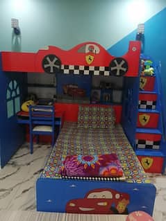 Kids bunkbed with storage stairs 3