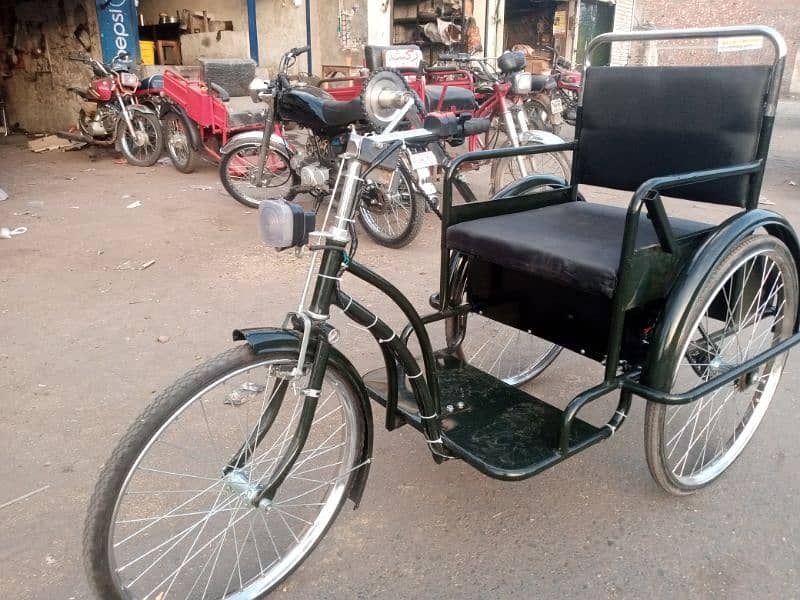 3  wheel electric chair / cycle for disable 0