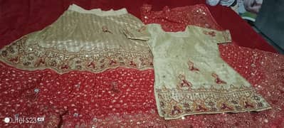 walima dress lehnga for sale with box watsup03315897655