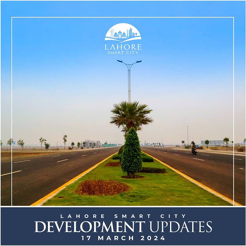 10 Marla First Booking Overseas-Block Plot File Available In Lahore Smart City For Sale 24