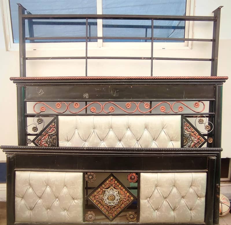 Wrought Iron Double Bed without Mattress 3