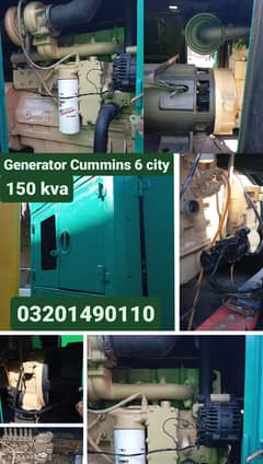 150 kva  Cummins generator / generator for sale in pakistan