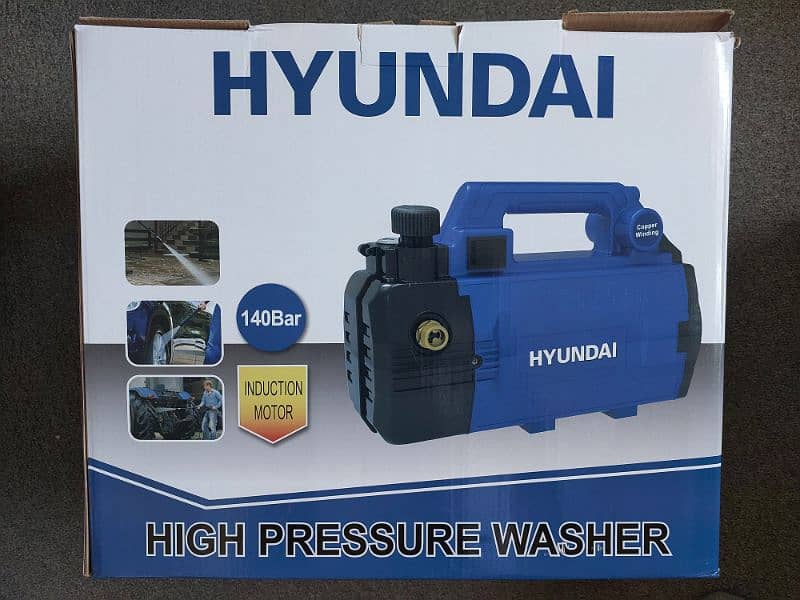 Hyundai Car Pressure Washer  140 Bar 1800W - HPW140-IM Induction Motor 0