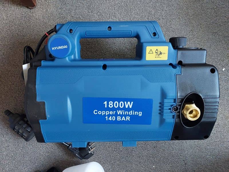 Hyundai Car Pressure Washer  140 Bar 1800W - HPW140-IM Induction Motor 4