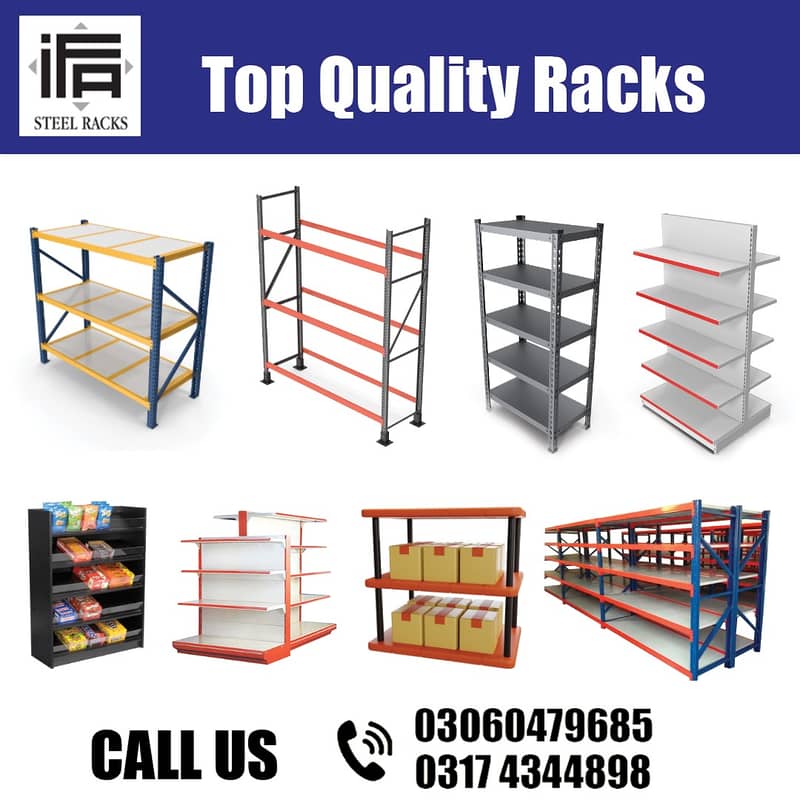 Racks, Pharmacy rack,Super store rack, wharehouse rack, wall rack 0