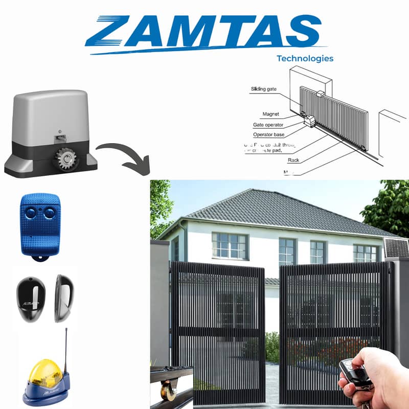 Automatic Swing-Sliding-Gate Motor Remote Opener Mobile Gate Controler 6