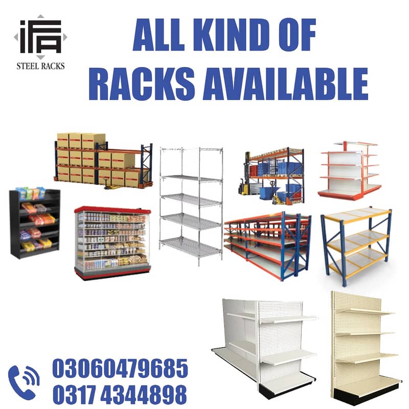 Departmental store racks,Pharmacy racks, warehouse racks, Grocery rack 0