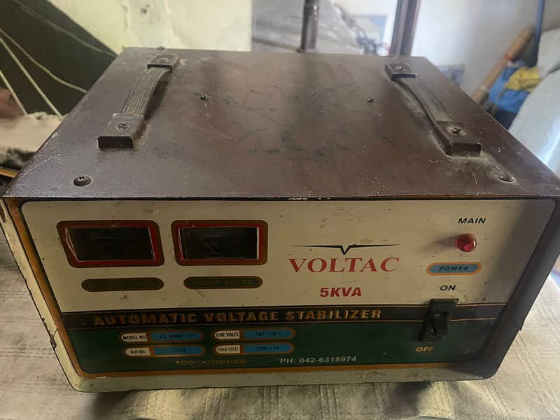stabilizer automatic 5kv for low voltage and ac 1