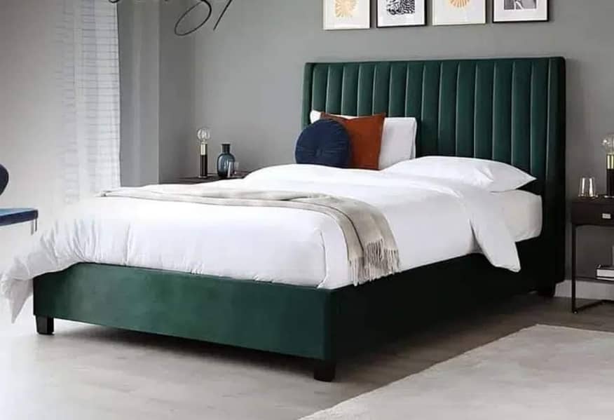 double bed set, sheesham wood bed set, king size bed set, complete set 13