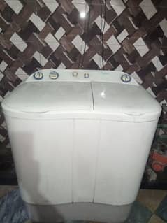 Haier twin tub washing dryer both sides working perfectly 03008125456