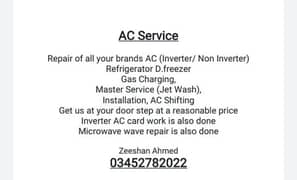 AC Repair maintenance and service