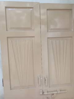 wooden double door Pakistani kael 0