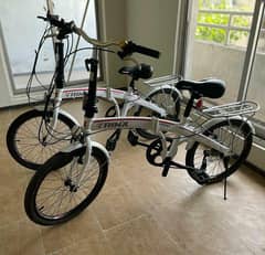 Pair of TRINX foldable Bicycle