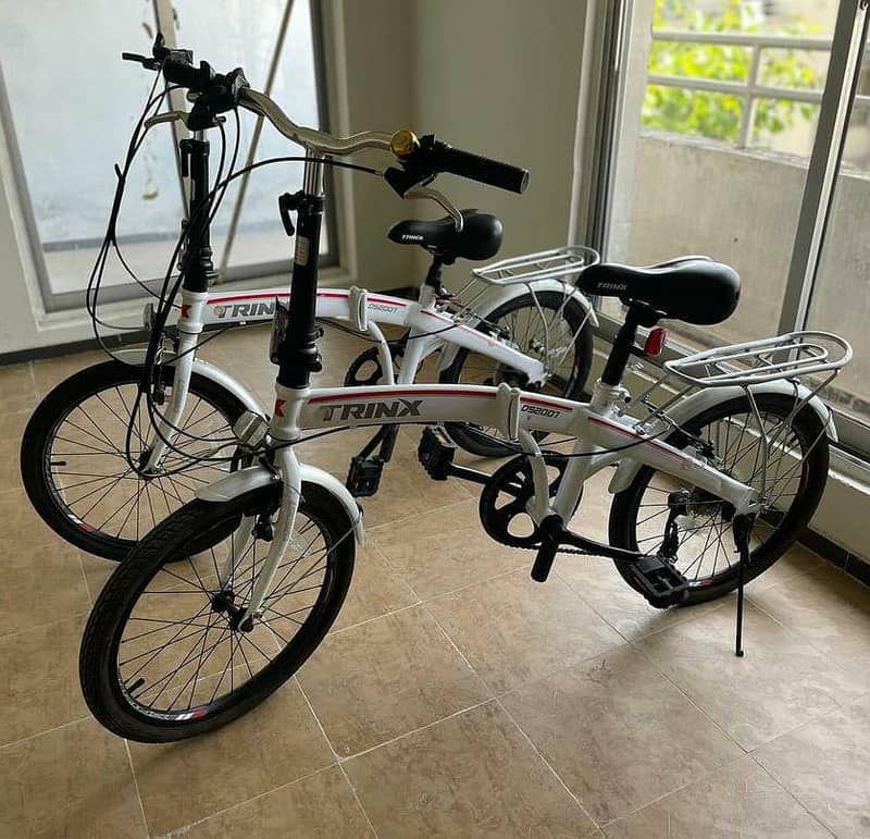 Pair of TRINX foldable Bicycle 0