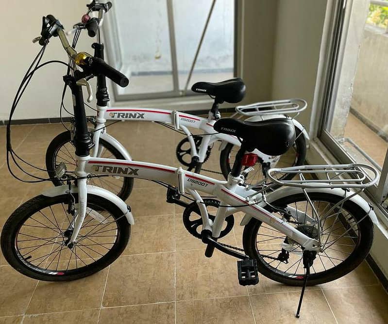 Pair of TRINX foldable Bicycle 5