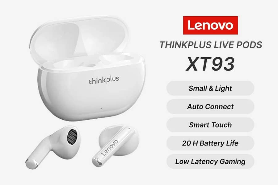 XT93 Lenovo Thinkplus Bluetooth Headset Airpods 0