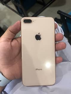 Iphone 8 plus pta approved Golden Colour 64gb waterpack urgent sale