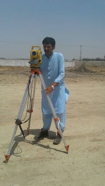 TotalStation with land survey party daily monthly bassis 03193307245 9